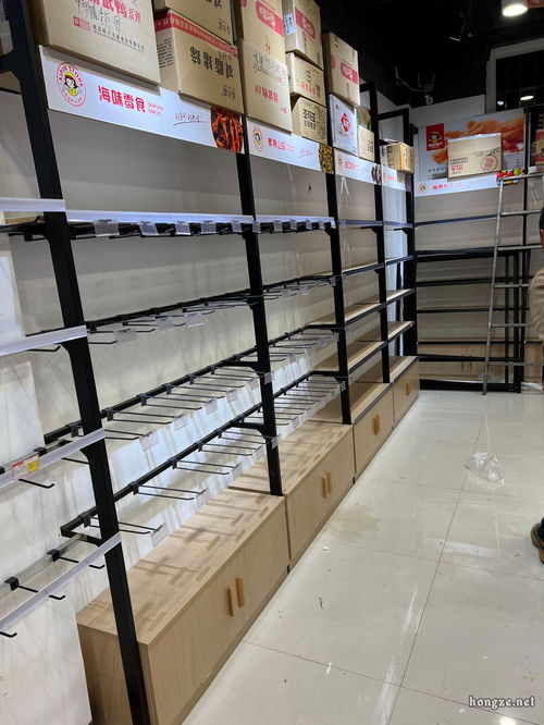出超市零食店货柜货架
